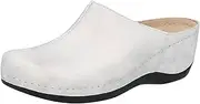 [Berkemann] Women's Jada Mules, Light silver, 9.5 AU
