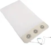 Yosoo Baby Crib Cooling Pad with Fan, Adjustable Wind Speed, Skin Friendly Material, 114 X 64cm, Lightweight & Soft Mattress Design, for Kids Bed, Playtime, Naps, and Outdoor
