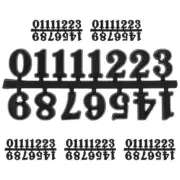 6 Sets Arabic Numerals Card Clock Making Make Your Own Numbers Kit