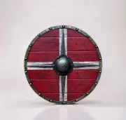 Viking Shield Eivor Valhalla Raven - Knight Wooden Wall Décor, Gift For Cosplay