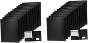 SHINEOFI 2sets Folder for Important Documents Plastic Document Organizer A4 Size Office Supplies Card Slot 12pcs*2