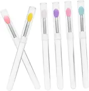 ASAKKURA Makeup Brush Set 6pcs Silicone Lip Brush Cover for Easy Application Precision