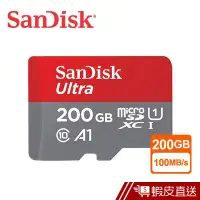 在飛比找蝦皮商城優惠-SanDisk Ultra microSDXC A1 200