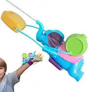 Kids Wrist Water Squirter, Cartoon Elephant Children Water Soaker for Wrist, Boys Girls Interactive Pool Game Bathing Playing Fun for Son, Daughter, Classmates