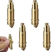 Songholee 4 Pcs Pop Up Sink Plug Replacement, Push Down Bath Plug Replacement, Pop Up Sink Plug Bolt Assembly Bathroom Pop Up Sink Plug for Most Washbasin Bathtub Sink Drain Stopper
