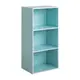 TZUMii多彩三格空櫃/三層櫃/收納櫃/書櫃/置物櫃-多色可選/ 粉藍色