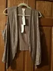 Chicos All Over Sequined Vest NWT