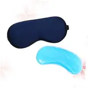 Healeved Silk Eye Mask Ice Pack Eye Mask Silk Fabric Patch Cold Hot Compress Patch Reusable Design for Better Sleep