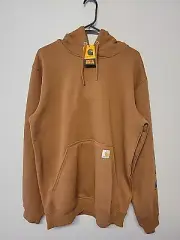 Carhartt TS0288-M Mens Brown Loose Fit Long Sleeve Graphic Sweatshirt Size M