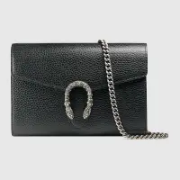 在飛比找Yahoo!奇摩拍賣優惠-GUCCI Dionysus leather mini ch