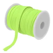2/5 Inch Double Fold Bias Tape Polyester Bias Tape(Fluorescent Green 55 Yards)