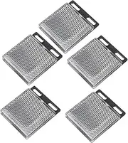 SEWACC 5pcs Photoelectric Sensor Component Retro Reflective Grating High Reflective Effect for Safety Traffic Building Sites Vehicle Alarm Systems Outdoor