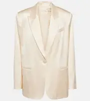 [The Sei] The Sei Oversized silk blazer AU 12 white