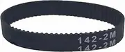 Drive Belts 2M Closed Loop Rubber Timing Belt Width 4/6/5mm Length 142mm Drive Toothed Belt 2M-142(5mm)