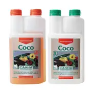 Canna Coco A/B Nutrient Set - 1L - Hydroponic Coco Nutrients