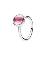 Pandora Ring - Pink Pearl Droplet - size 50 - RRP £55