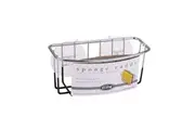 D.line Chrome/Pvc Wall Mount Sponge Caddy w/ Suction Cups Organiser Black