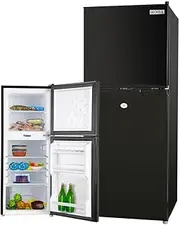 GECKO 125L Portable Fridge Camping Freezer Cooler Upright Refrigerator DC 12V/24V, AC 240V for Motorhome, Caravan, Black - GKFF-13B