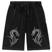 [Alexander Wang] Dragon Crystal Hotfix 絲絨平角短褲