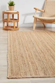 Rug Culture Natural Hand Braided Jute Rug