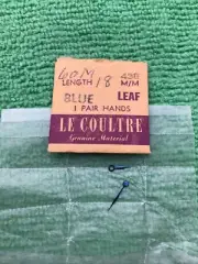 Jaeger Lecoultre Watch Blue Leaf Hands Pair, 60-M