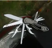 Camping Tool Multi-Purpose Knife Folding Scissors Swiss Army Knife Combination