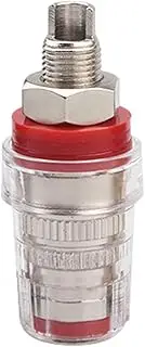 Banana Plugs for Speaker Wire,Transparent Cover Banana Plugs Speaker Amplifier Terminals - Detachable Lightweight Insulated Binding Post for Amplifier Speaker