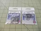 16 Mustad 39944BN-40 Classic In-Line Demon Perfect Circle Hooks Size 4/0