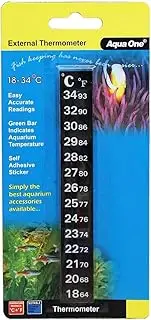Aqua One Digital Stick On Thermometer for Aquariums Fish Tanks