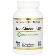 California Gold Nutrition, Beta Glucan 1,3D with BetaImmuneShield™, 120 Veggie Capsules (125 mg Per Capsule)