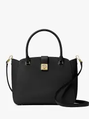 Phoebe Refined Grain Leather Satchel