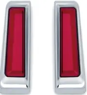 Kuryakyn Tracer L.E.D. Inserts For Saddlebag Supports Chrome