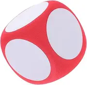 UPKOCH Large Foam Blank Dice Jumbo Foam Blocks for Teaching Soft Writable for Classroom Activities for Math Games Creative Learning