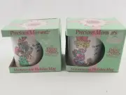 LOT OF 2 NIB 1994 Enesco Precious Moments Coffee Mugs Tie-dings of Joy Bundles