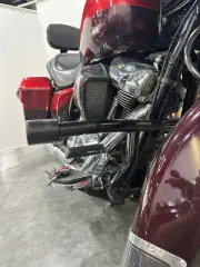 MOFUN Highway Engine Guard Flat Out Front Crash Bar for 2014-2024 Harley Touring