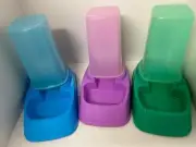 1.5kg Automatic guinea pig rabbit food water drinker feeder dispenser bowl x 2