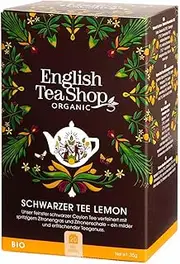 English Tea Shop Organic Lemon Black 20 Teabags