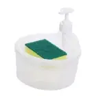 Sponge Holder with Dispenser Soap Lotion Dispenser Combo Soap for Kitchen