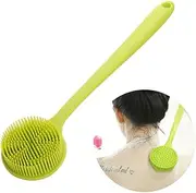 Mikinona Bath Brush Scrubber Exfoliate Grout Highlighter Reusable Handle Soft Exfoliating Gloves for Face Cleaning Cheeky Exfoliating Body Scrub Exfoliating Brush Brushing Eraser Gel Green