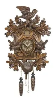 Quartz Cuckoo Clock 3 birds TU 367 Q TU 367 QM HZZG NEW