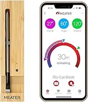 Original MEATER: Wireless Digital Smart Meat Thermometer, for Oven, BBQ, Grill, Kitchen, iOS & Android App, Apple Watch, Alexa Compatible, Dishwasher Safe