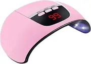 Nail Lamp,LED Nail Polish Dryer Gel Machine for Manicure and Pedicure with Sensor and 4 Timers(White)