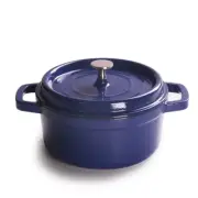 14 cm Enamel Mini Casserole for Quick Cooking of Tea and Soup