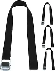 CHICAMPERA 4pcs Heavy Duty Ratchet Tie Down Straps with Cam Buckles for Luggage Kayak Motorcycle Your Load Easily