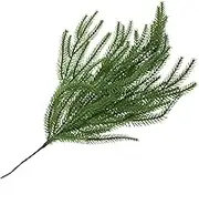 jojofuny Christmas Artificial Pine Branches Lifelike Faux Greenery for Wreaths Garlands and Home Decor Durable Xmas Pine Picks for Versatile Holiday Decorations