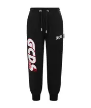 logo-print track pants 6Y Black