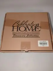 Celebrating Home Stonewear Venetian Home 8x8 Baker Spice