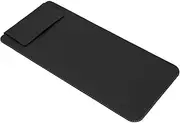 PU Leather Keyboard Sleeve, Protective Case Travel Sleeve Bag Case Portable Lightweight 30x14x1cm for Multi-Device Wireless Keyboard (Black)