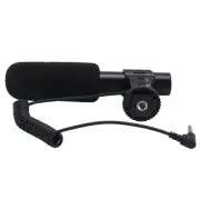 Updated 3.5mm Video Recording Microphone Noise Reduction Interview Mic4744