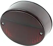 POSH FAITH 031290-LD-10 Motorcycle Supplies, Z2 Type Tail Lamp Unit (LED Type), Universal LED/Dark Red Lens